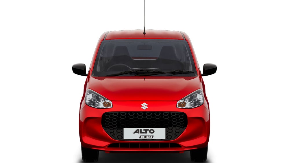 Alto K10 in Metallic Sizzling Red