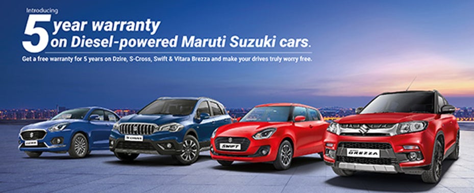 Maruti Suzuki offers 5-year, 1-lakh km warranty for a delightful car owning experience