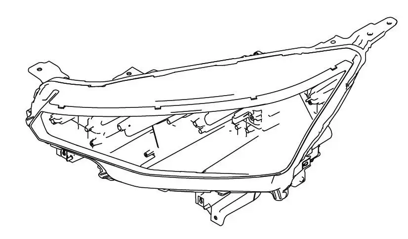 HEADLAMP ASSEMBLYLEFT HAND SIDE